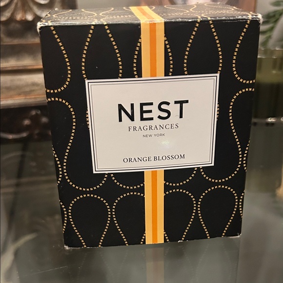 NEST Fragrances Orange Blossom Candle with Black and Gold Design - Picture 1 of 6